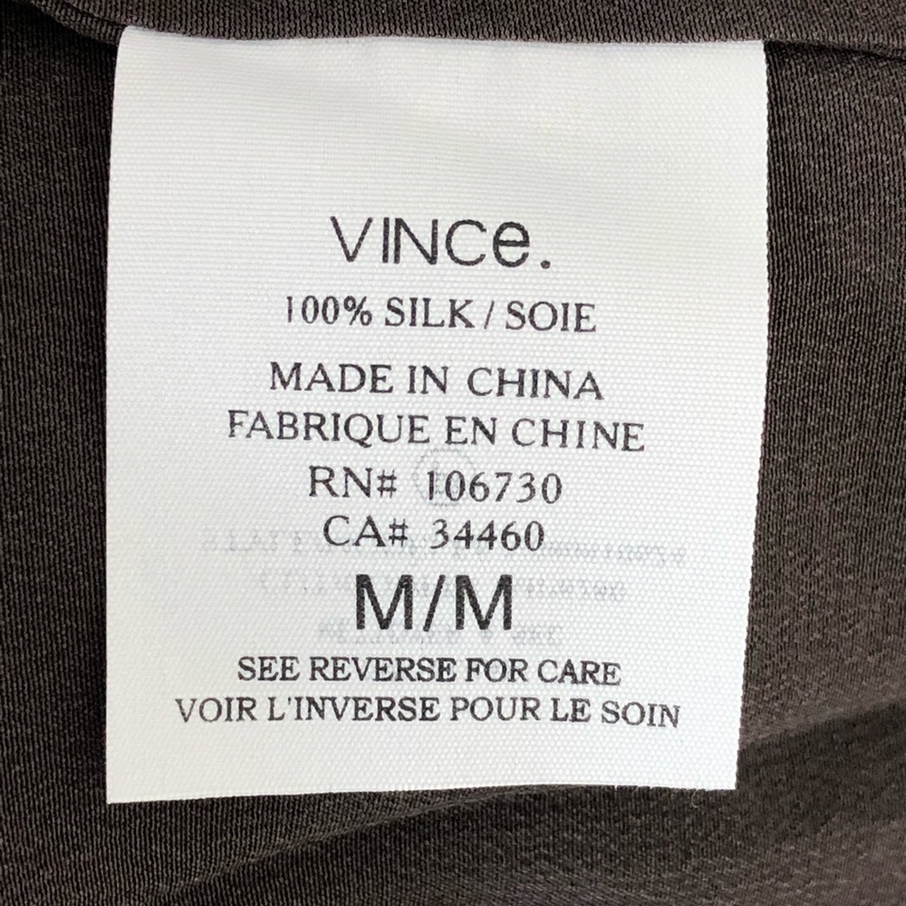 Vince 100% Silk Top - Picture 5 of 5